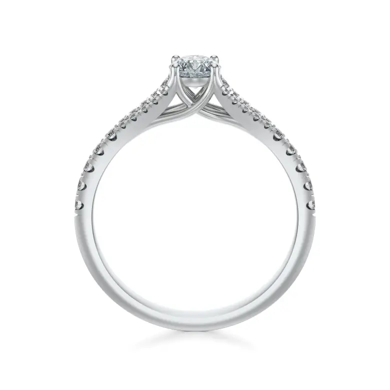 Pierścionek białe złoto z diamentami AJPZ_128